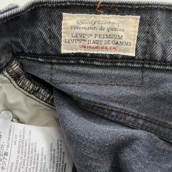 Levi’s 501 S/ Washed black/ Skinny jeans/ Button up fly/ Size 26 - Picture 9 of 16